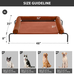 RRPETHOME dog bed frame closeup highlights sturdy frame for active dogs.