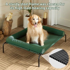 RRPETHOME dog bed metal frame assembly demonstrates durability