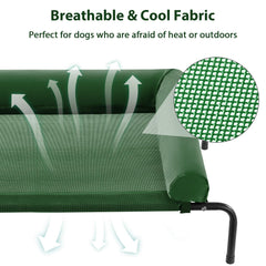 RRPETHOME dog bed slope headrest closeup shows ergonomic support
