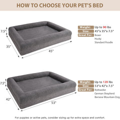 RRPETHOME dog bed waterproof layer protects foam from spills.