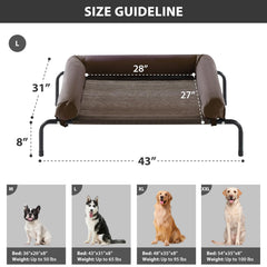 RRPETHOME dog bed pillow with removable U-shaped design for easy cleaning.