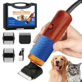 Rseaay 200W Pro Dog Grooming Clippers front view for versatile trimming at home or salon.