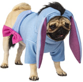 Rubies Disney Winnie the Pooh Eeyore pet costume front view, cozy fit for dogs or cats.