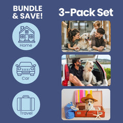 Rubyloo hard-sided dog first-aid kit car RV setup keeps supplies secure