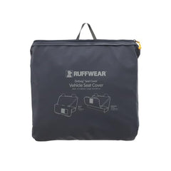 Ruffwear Dirtbag seat cover in flat bench mode protects upholstery with waterproof surface