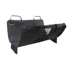 Ruffwear Dirtbag seat cover in hammock setup keeps mud and fur off vehicle seats