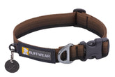 Ruffwear Front Range Collar Moonlight Fade close-up shows versatile side-release buckle for easy, secure adjustment