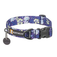 Ruffwear Front Range Collar Wildflower, 11-14 inch, durable colorfast webbing for daily adventures.