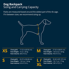 Ruffwear Front Range Day Pack saddlebag close-up highlights secure internal compression for gear.