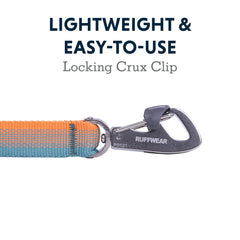 Ruffwear Front Range leash-traffic-handle enables quick restraint for safety in busy streets.