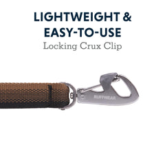Ruffwear Front Range Leash traffic handle provides quick restraint for safety in busy areas.