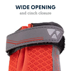 Ruffwear Grip Trex dog shoes feature breathable mesh upper to keep paws cool on hikes.