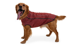 Ruffwear Hemp Hound Sweater open-cap-sleeves detail for mobility.