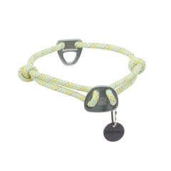 Ruffwear Knot-a-Collar closeup of rope shows climbing-grade durability for rugged hikes
