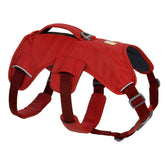 Ruffwear Web Master harness with lift handle showing mobility support in action.