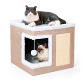RuiXiangTeng cat house with large bed cave for restful naps