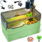 RunDuck Turtle Habitat Kit waterfall feature for engaging water play.
