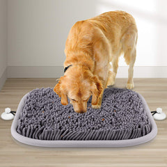 Rundik Snuffle Mat 17x21 outer view for engaging dog puzzle feeding