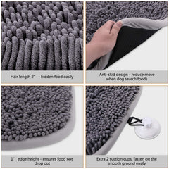 Rundik Snuffle Mat suction cups provide stable interactive feeding