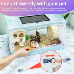 RunDuck front door design enables safe, close interaction with your pet