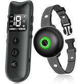 RUNLANE dog shock collar remote in use for clear training cues.