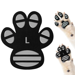 Runpaws anti-slip paw pad floor-traction demonstrates secure indoor footing for seniors.