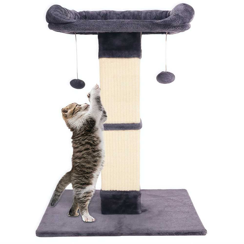 Runske 34-inch cat scratching post base—sturdy vertical play space for claws