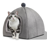 RUONARIER cat bed cave entrance provides cozy hideaway for indoor cats