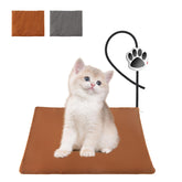 Ruyyi heating pad close-up of on/off switch for stable pet warming.