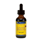 Rx Vitamins Chicken Flavor Hepato bottle highlights tasty palatability for easy dosing