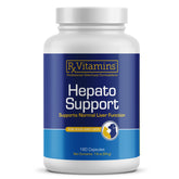 Rx Vitamins Hepato Support bottle pour shows easy dosing for dogs and cats.