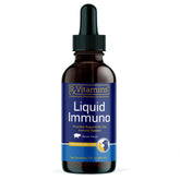 Rx Vitamins Liquid Immuno bottle pour for easy pet dosing and wellness.