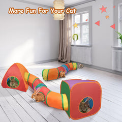 Rypet cat tent reinforced steel frame with protective ends for durable fun.