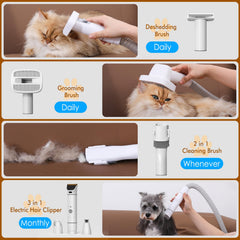 Rywell low-noise design helps anxious pets feel calm during grooming sessions.