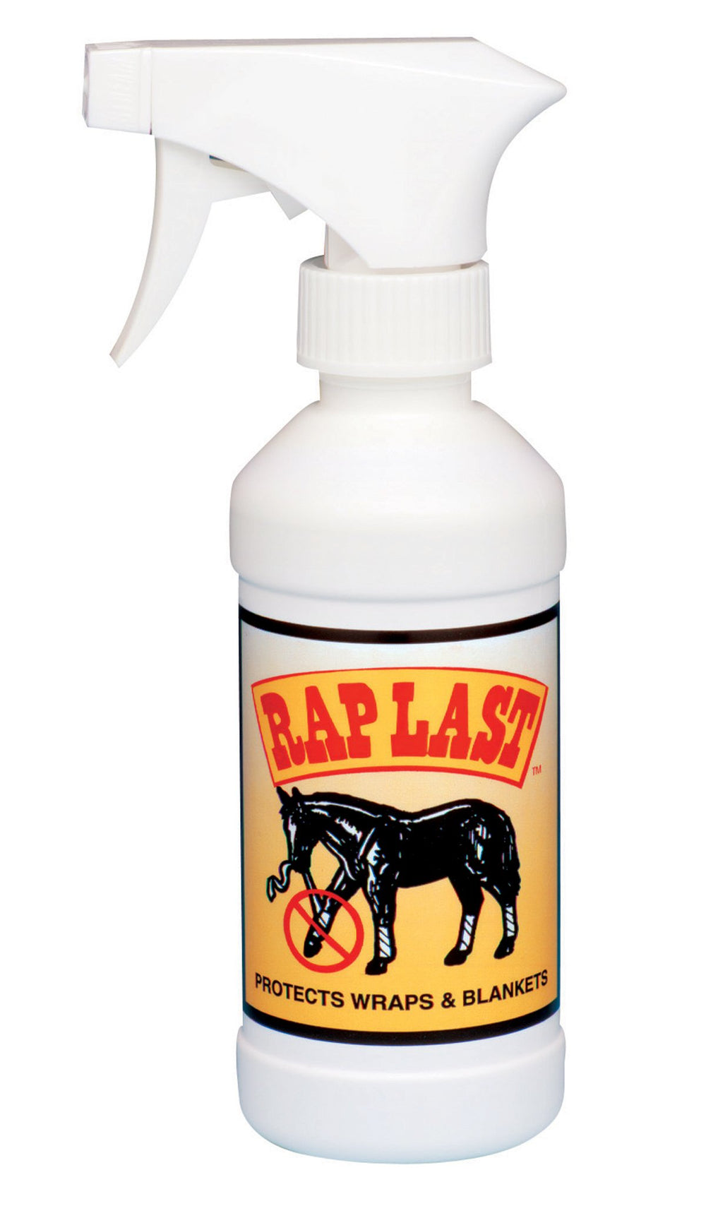 SADDLER J M Rap Last Spray horse bottle close-up for quick relief during grooming