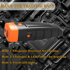 SAIJZEK Luz LED parpadeante para entrenamiento y disuasión en oscuridad.