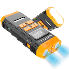 SAIJZEK Ultrasonic Dog Trainer G3 front view for portable bark control during walks.