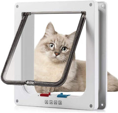 Sailnovo XL cat door flap front view with clear flap for easy pet access