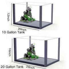 Saim Aquarium Mountain ornament with trees offers natural décor and shelter.