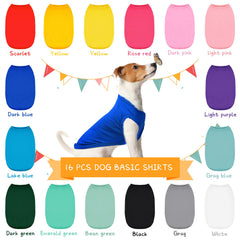 Saintrygo dog-cat sleeveless shirts with comfy hand feel.