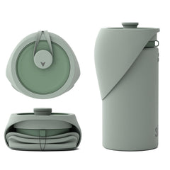 SÄKER Slurpy Sack collapsible bottle ready for outdoor hydration on hikes