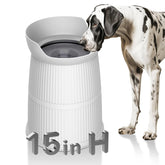 Salodal elevated dog bowls stand offers easy access water for large dogs.