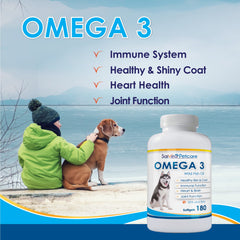 Salveo Omega-3 Dogs coat-gloss highlights skin comfort and a shiny coat.