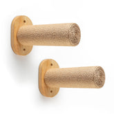 Sandpeak 2-pack cat wall steps wooden shelves showcase space-saving climbing furniture for felines