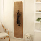 SANDPEAK cat wall climbing carpet assembly view highlights quick, secure setup