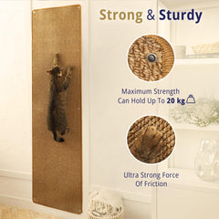 SANDPEAK cat wall climbing carpet vertical installation on wall for climbing