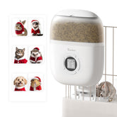 Sandpoy hanging rabbit feeder full view demonstrates ready-to-use automatic portioning.