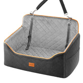 Sangoodier dog car seat booster back view showing secure comfort for medium dogs