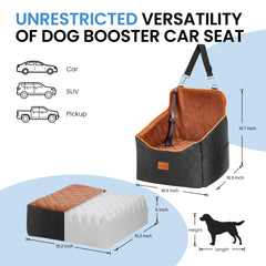 Sangoodier dog car seat portable pet carrier enables easy travel between vehicles