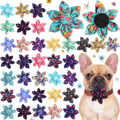 Sanwuta dog-collar-flowers bright colors for quick stylish pet looks.